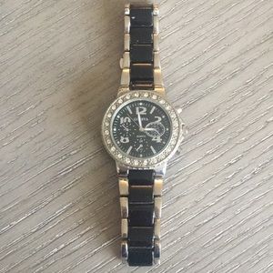 Black and Diamond Watch ⚫️